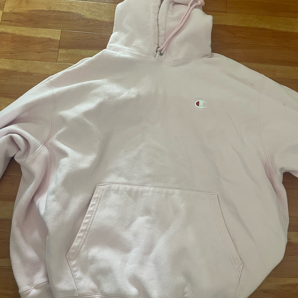 Champion Light Pink Hoodie